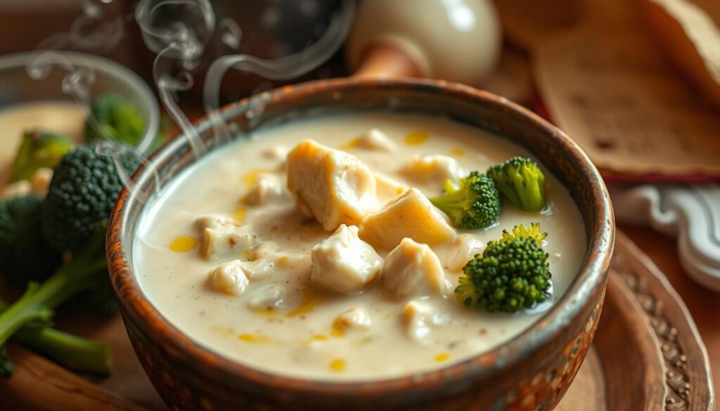 Creamy Chicken Alfredo Soup