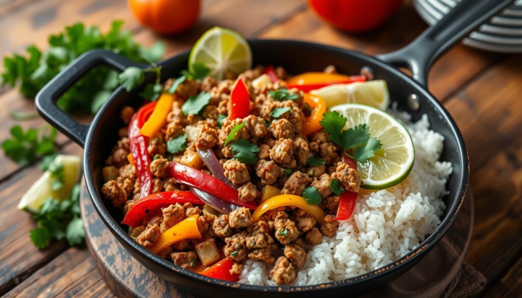 Ground Turkey Taco Skillet Dinner