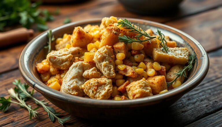 cornbread dressing with chicken