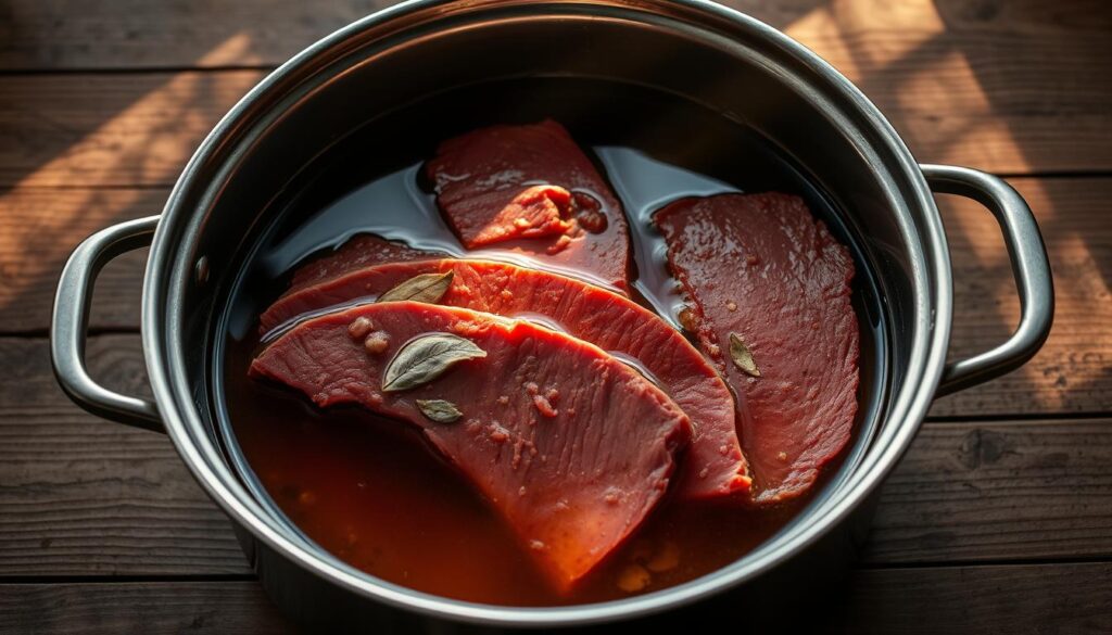 Corned Beef Brining Process