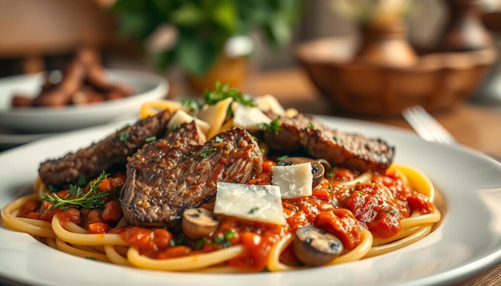 perfect steak pasta