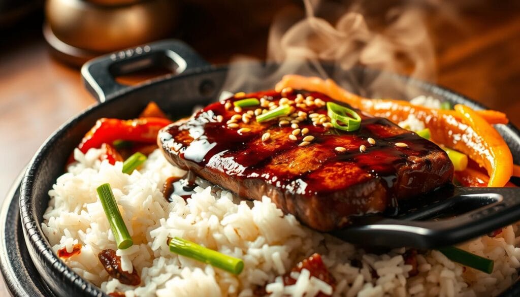 Teriyaki Steak Fusion Cuisine