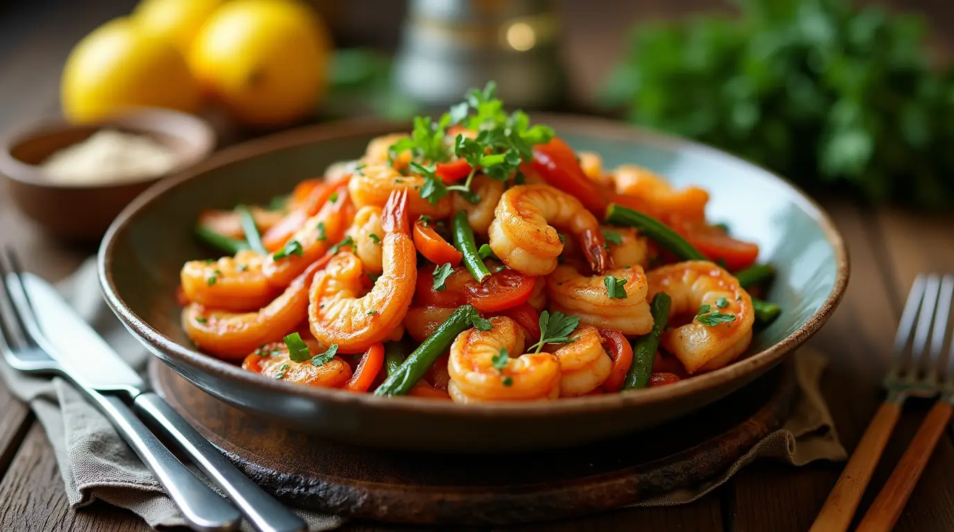 Chicken and Shrimp Stir Fry